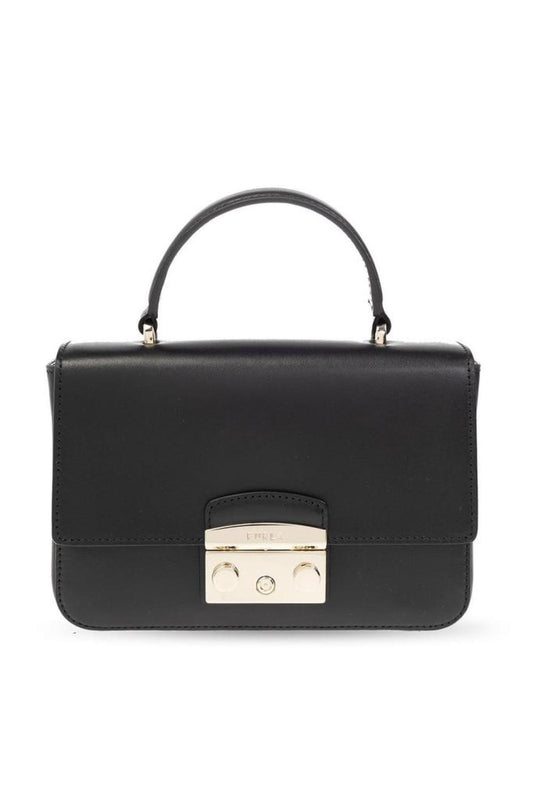 Furla Metropolis Push-Lock Detailed Mini Top Handle Bag