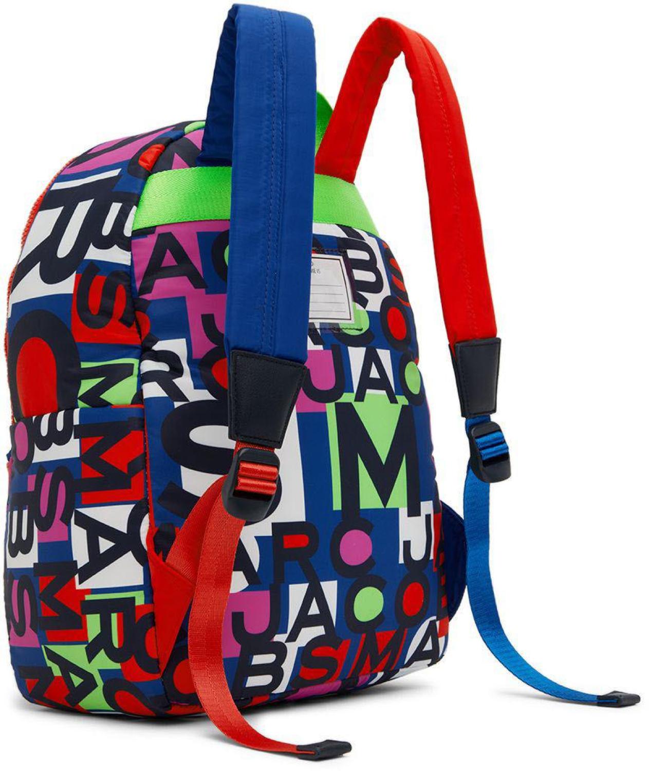 Kids Blue & Red Logo Backpack