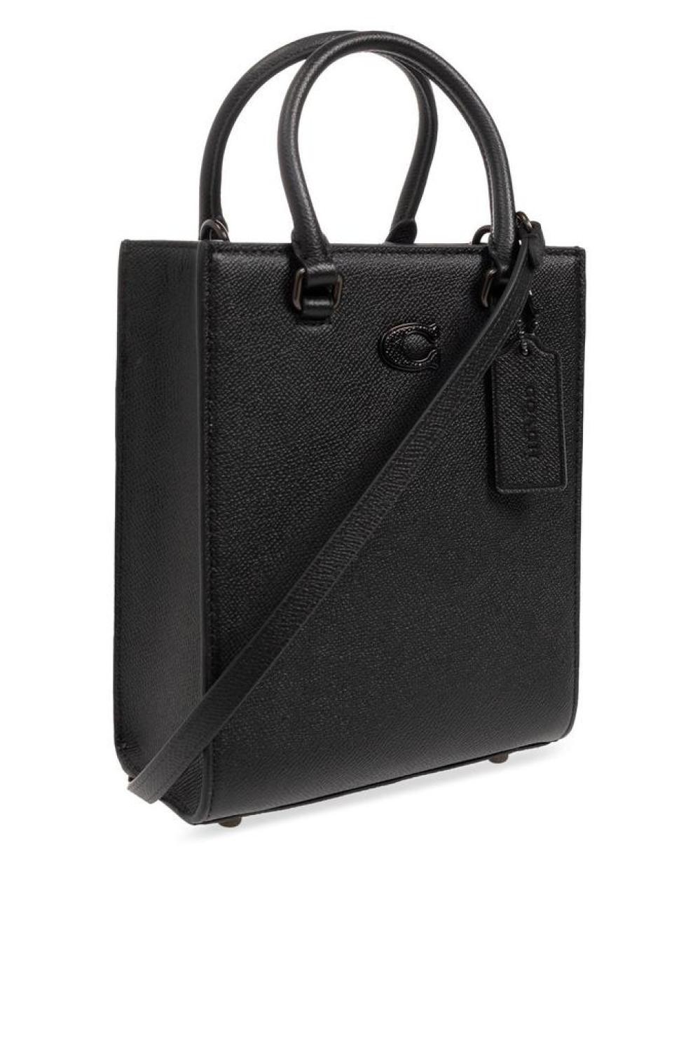 Coach Logo Plaque Tote Bag
