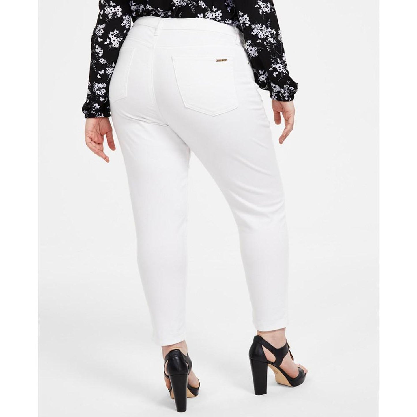 Rolled-Hem Skinny Jeans, 2-