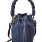 FENDI Mon Tresor Mini FF Canvas & Leather Bucket Bag