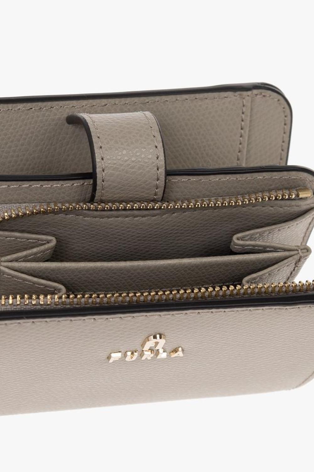 Furla Logo Lettering Compact Wallet