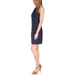 Women's Stud Chain-Neck Mini Dress, Regular & Petite