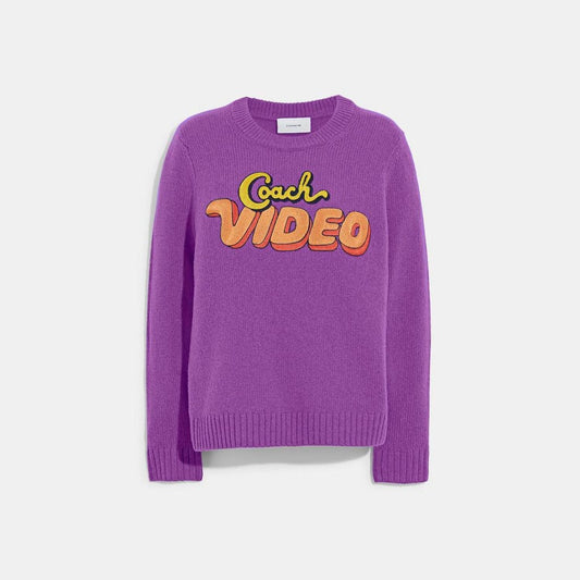 Coach Outlet Video Crewneck Sweater
