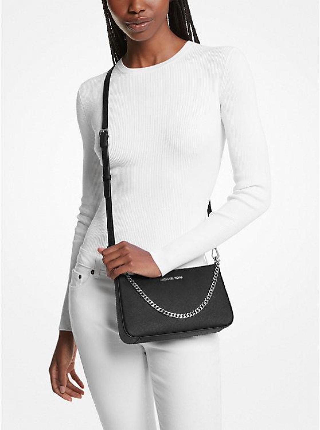 Jet Set Medium Saffiano Leather Crossbody Bag