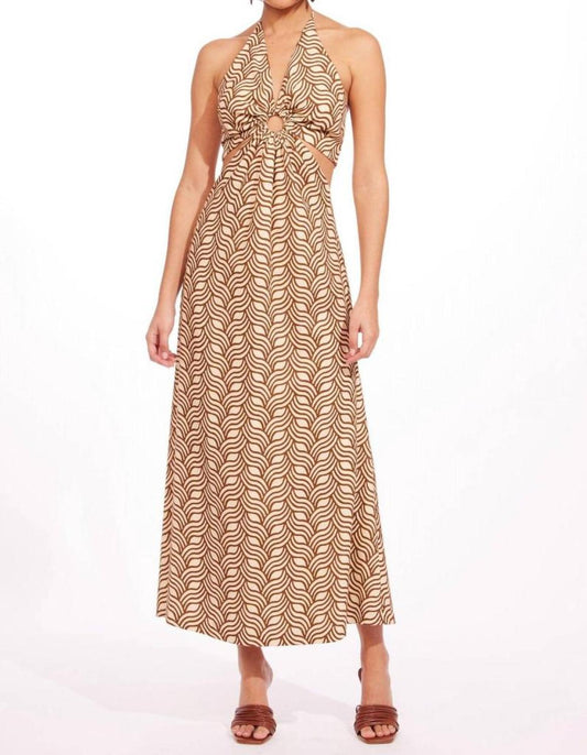 Halley Midi Dress in Montenegro