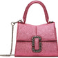 Pink 'The Galactic Glitter St. Marc Mini' Top Handle Bag
