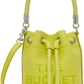 Yellow 'The Leather Mini Bucket' Bag