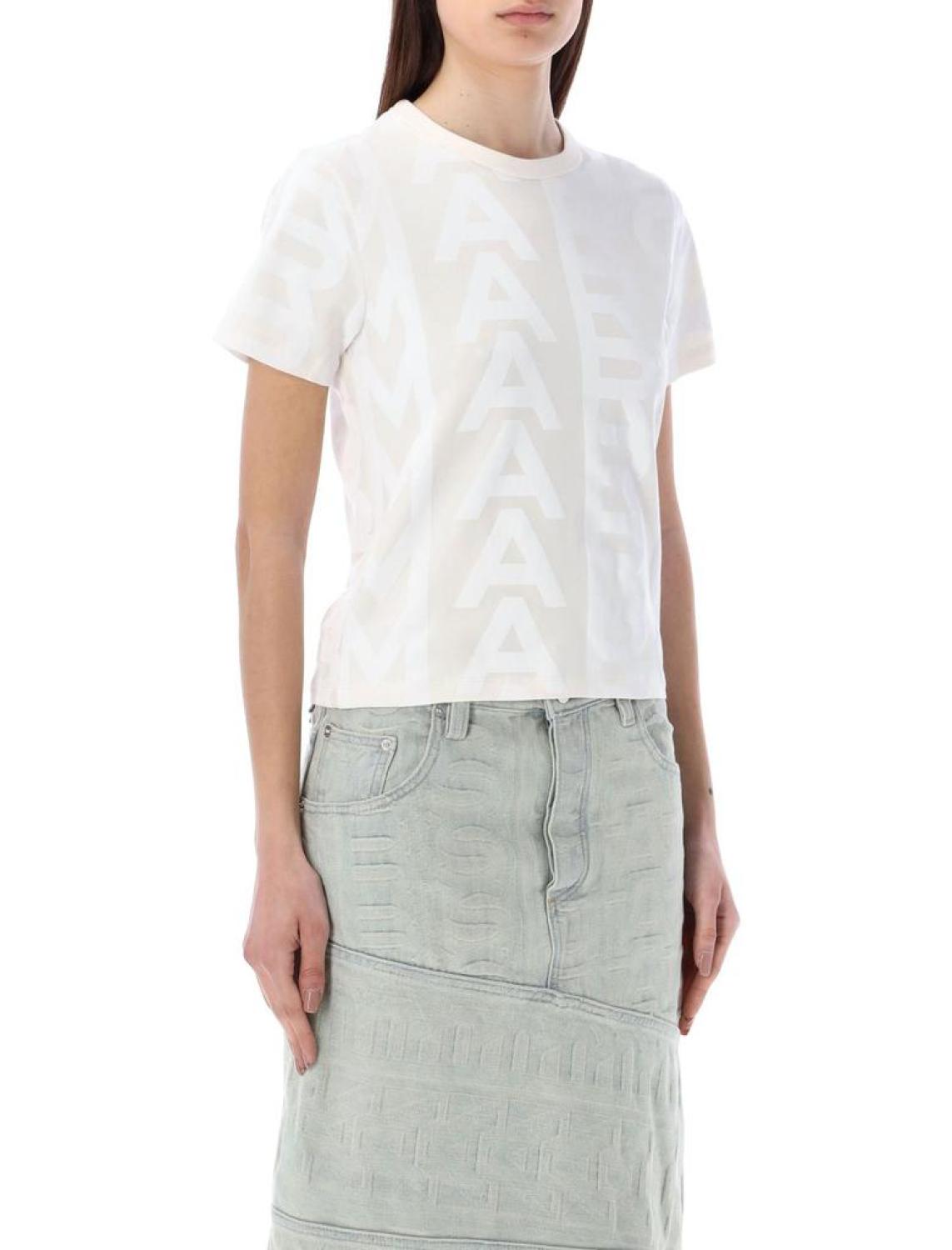 Marc Jacobs Logo Debossed Crewneck T-Shirt