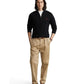 Mesh-Knit Cotton 1/4 Zip Sweater