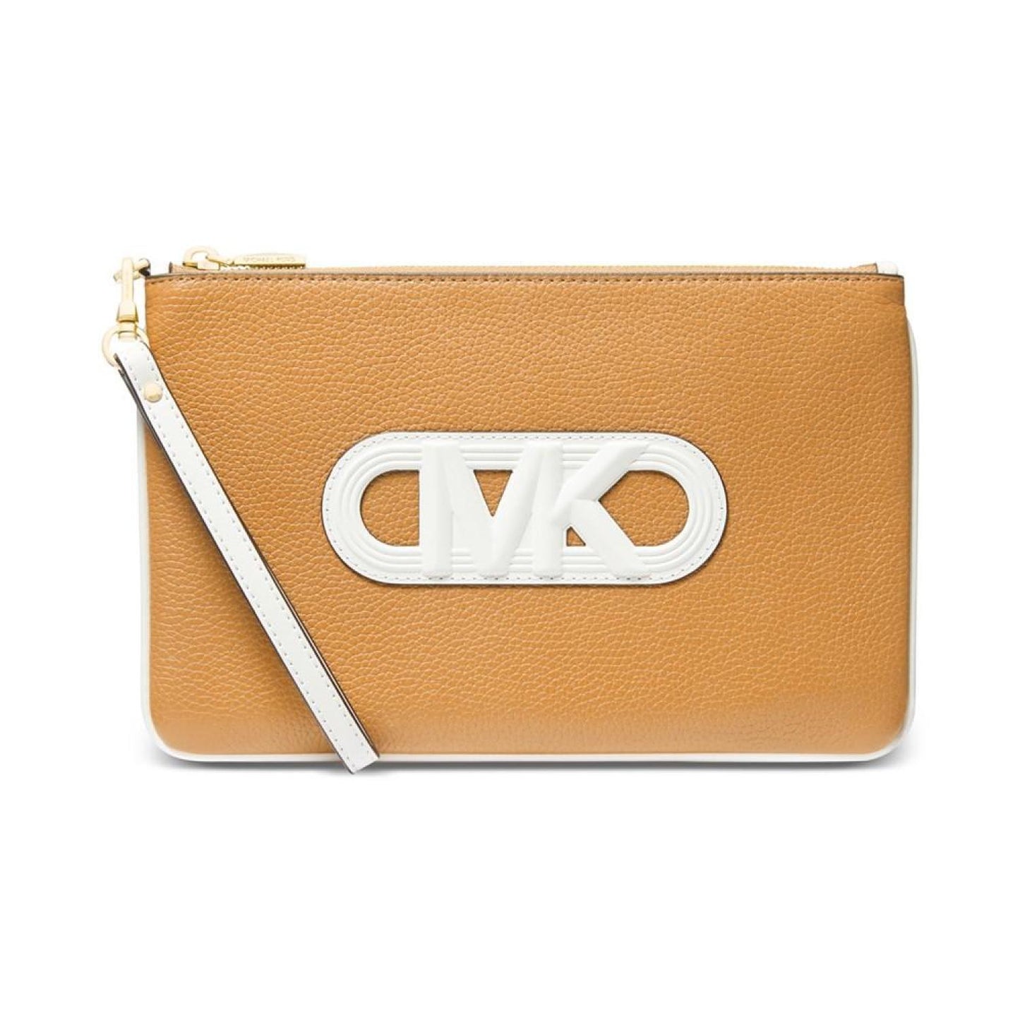 Jet Set Large Leather Top Zip Wristlet