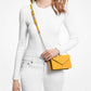 Small Saffiano Leather Envelope Crossbody Bag