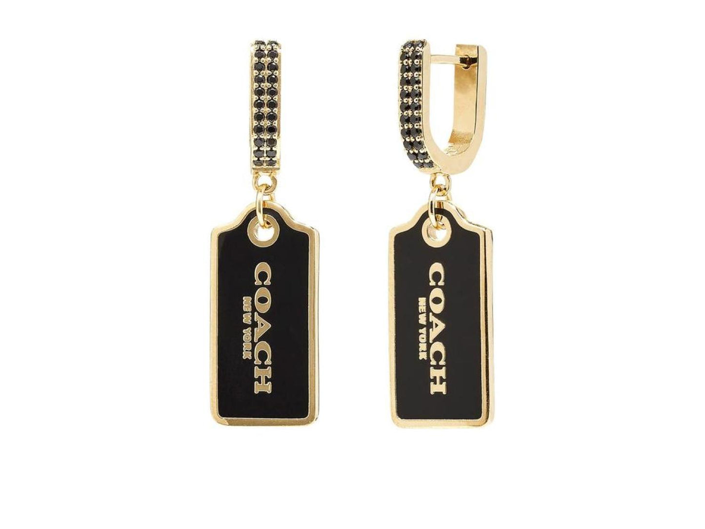 Hangtag Drop Earrings