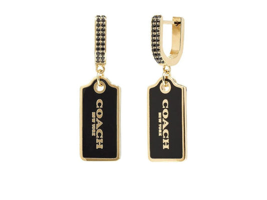 Hangtag Drop Earrings