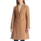 Women's Faux-Fur-Collar Walker Coat