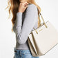 Teagan Large Pebbled Leather Shoulder Bag