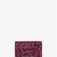 Jet Set Small Snake Embossed Card Case