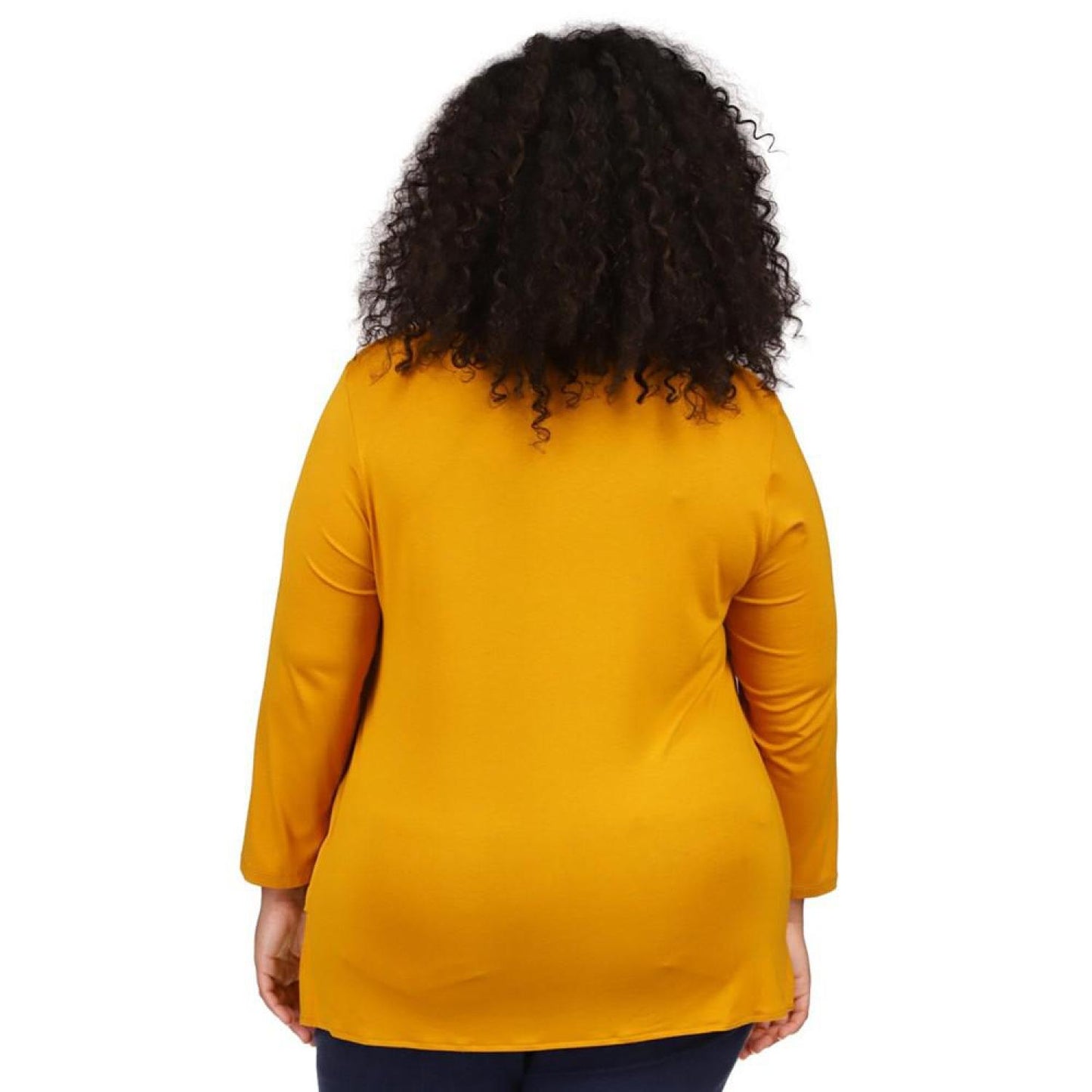 Plus Size Layered-Look Tunic Top
