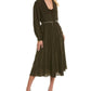 Max Mara Studio Epsilon Silk Midi Dress
