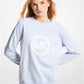 Logo Charm Cotton Terry Sweatshirt