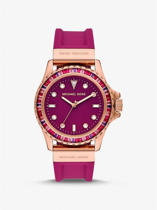 Oversized Everest Pavé Rose Gold-Tone Watch