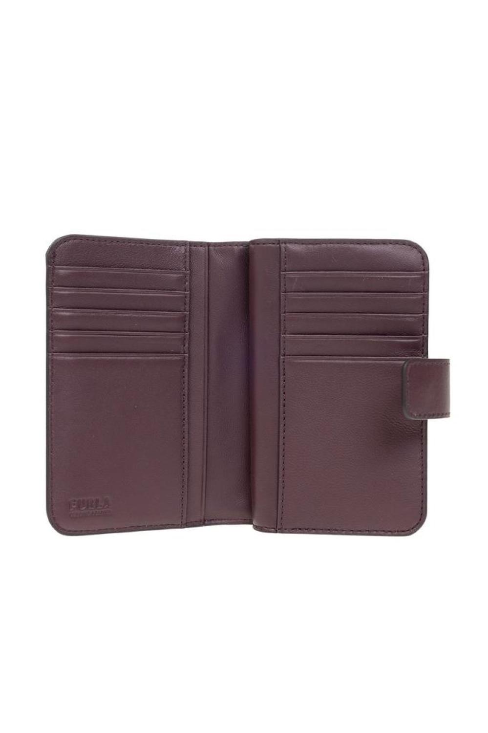 Furla Logo-Plaque Zipped Wallet