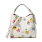 Knott Tulip Toss Embossed Pebbled Leather Medium Crossbody Tote