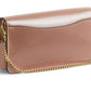 Tabby Chain Clutch In Signature Leather