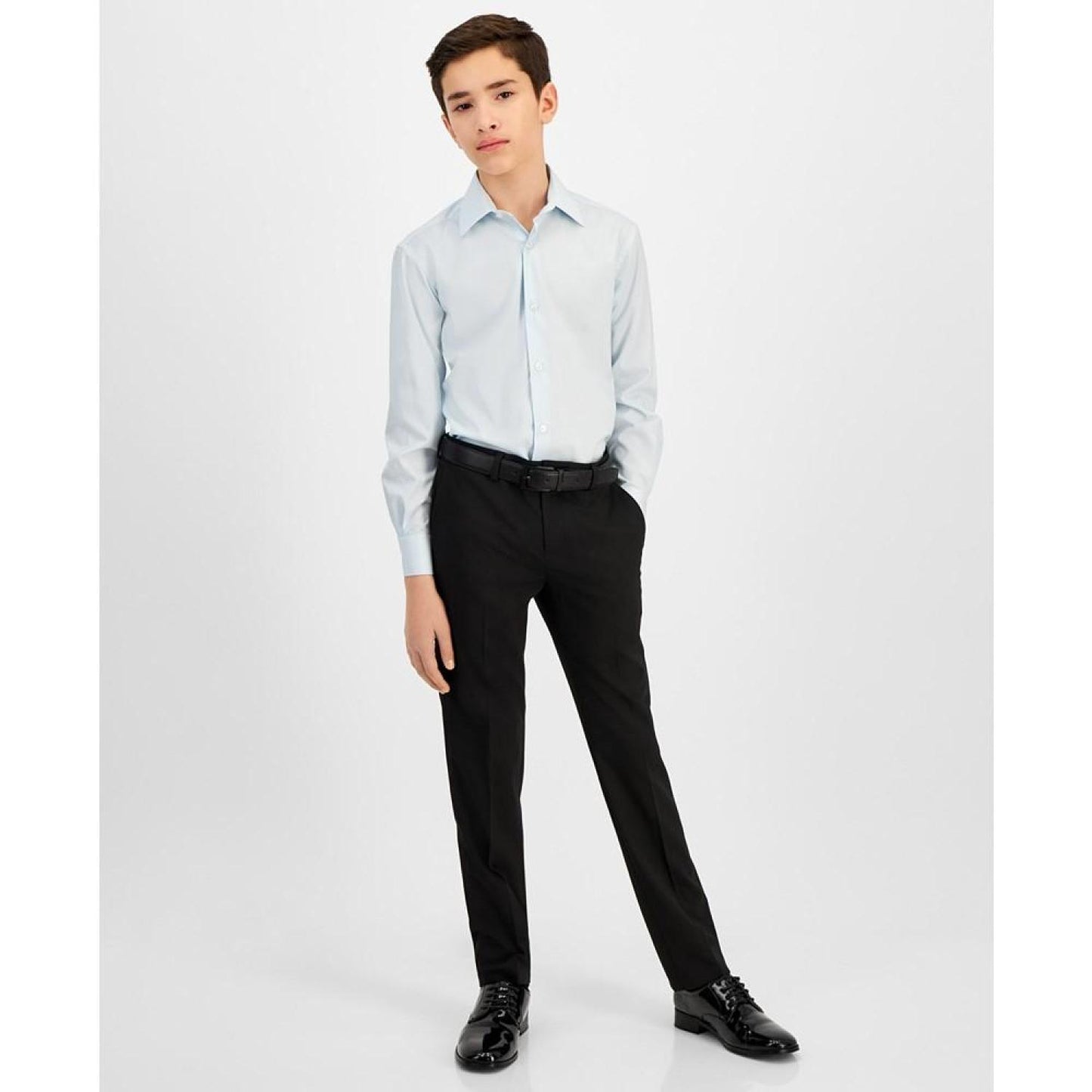 Big Boys Classic Fit Stretch Dress Shirt