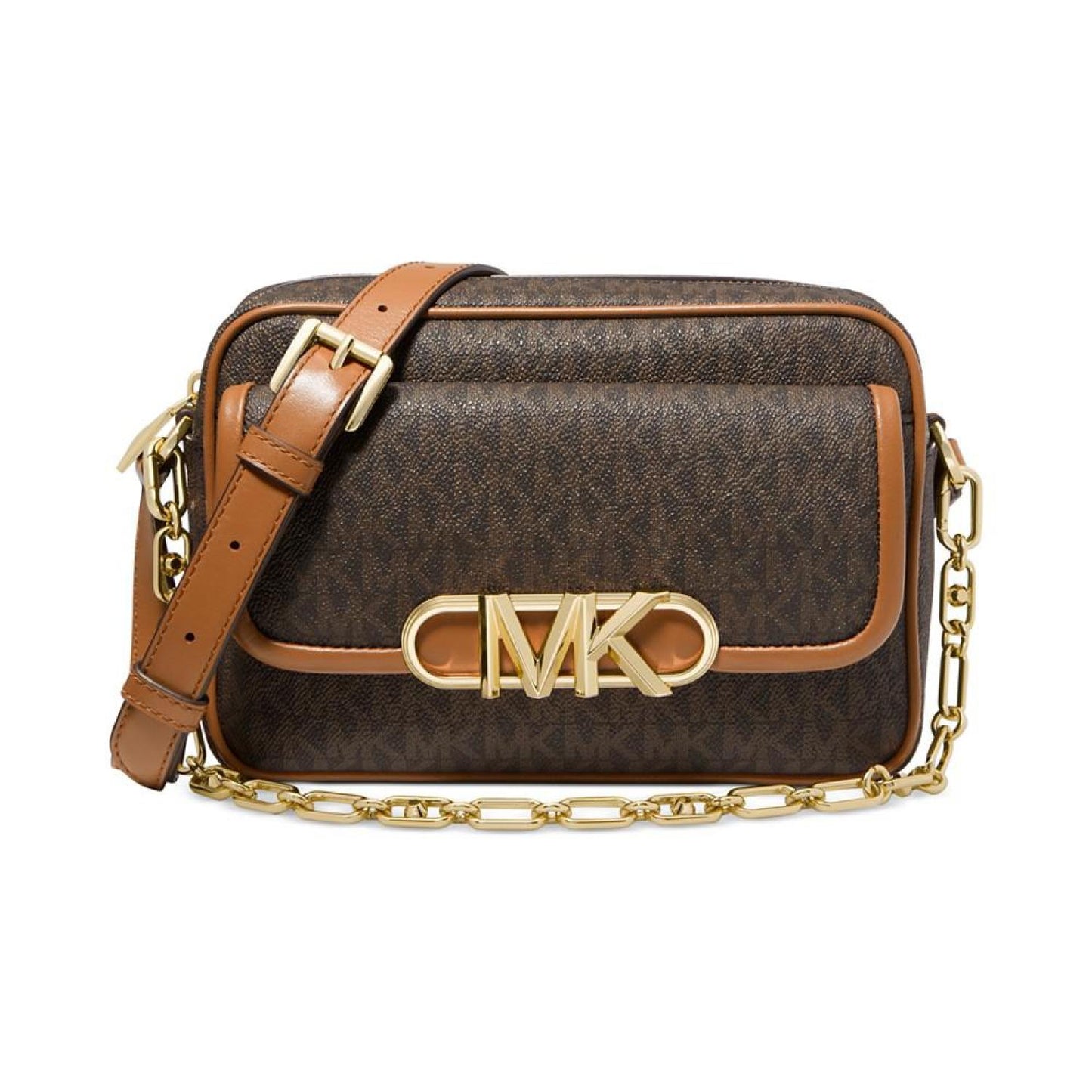 Logo Parker Chain Swag Camera Crossbody