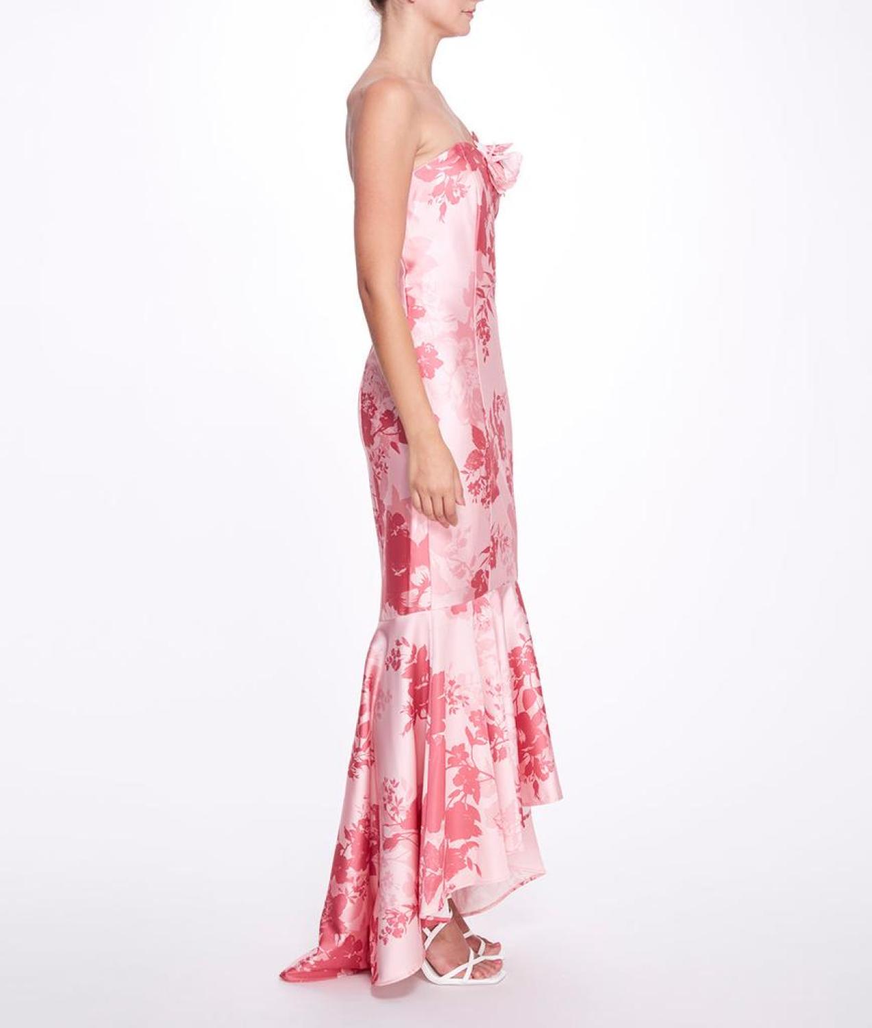 Satin Hi-lo Gown