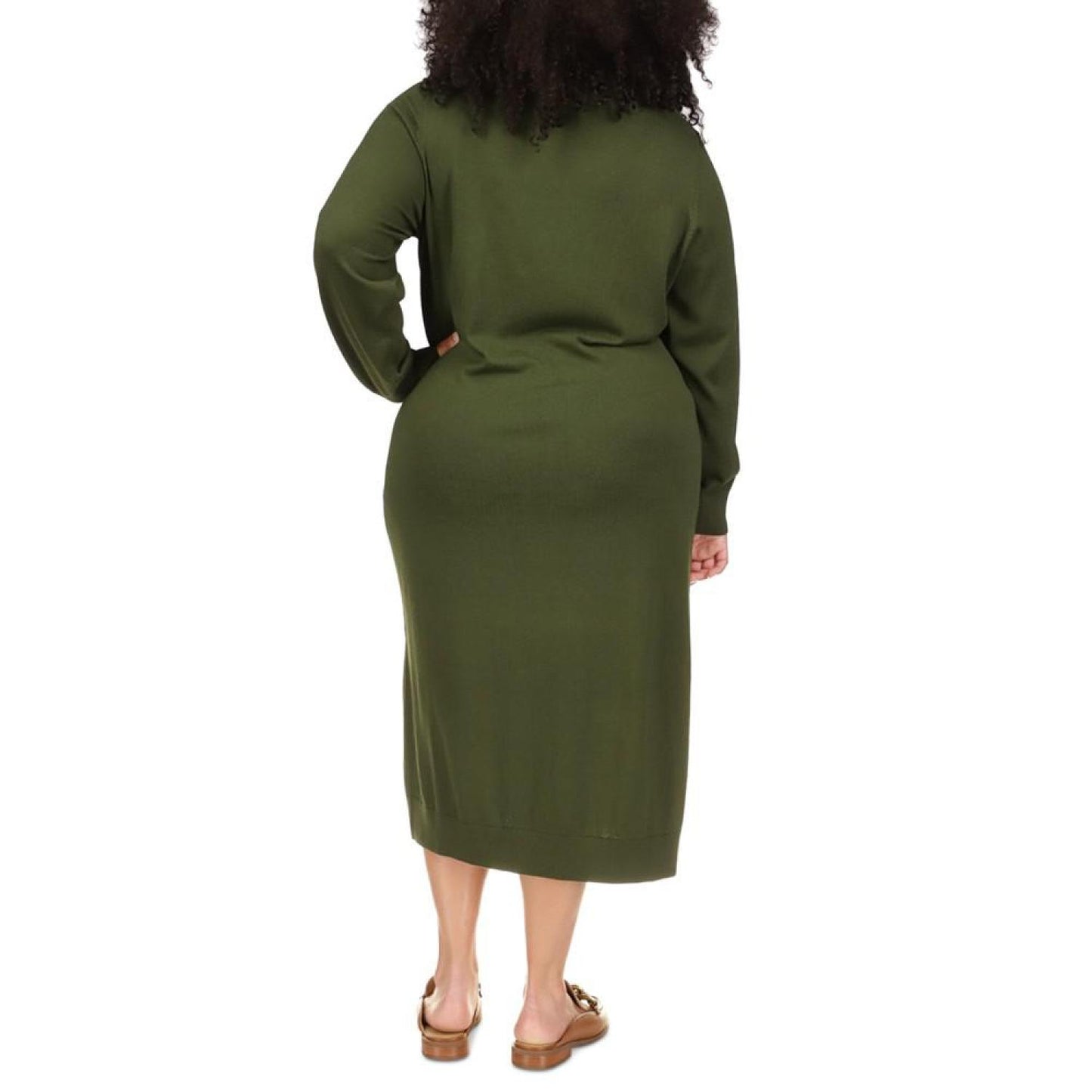 Plus Size Turtleneck Sweater Dress