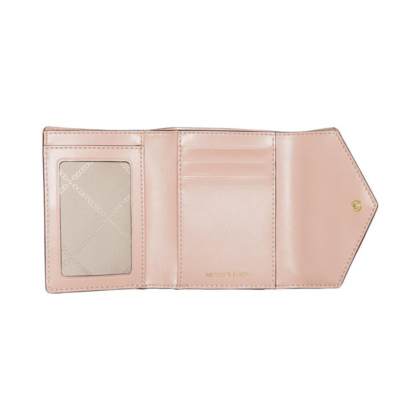 Jet Set Charm Leather Envelope Trifold Wallet