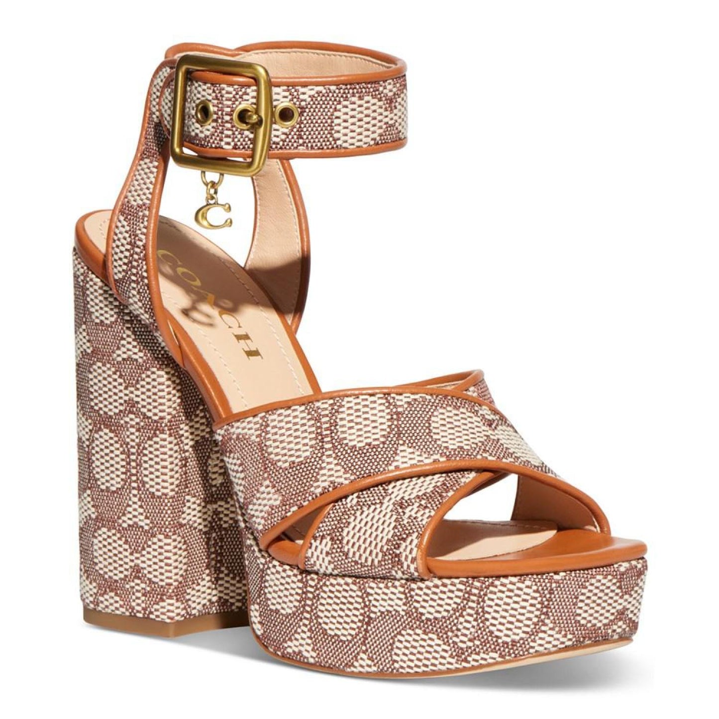 Nelly Crossband Platform Dress Sandals