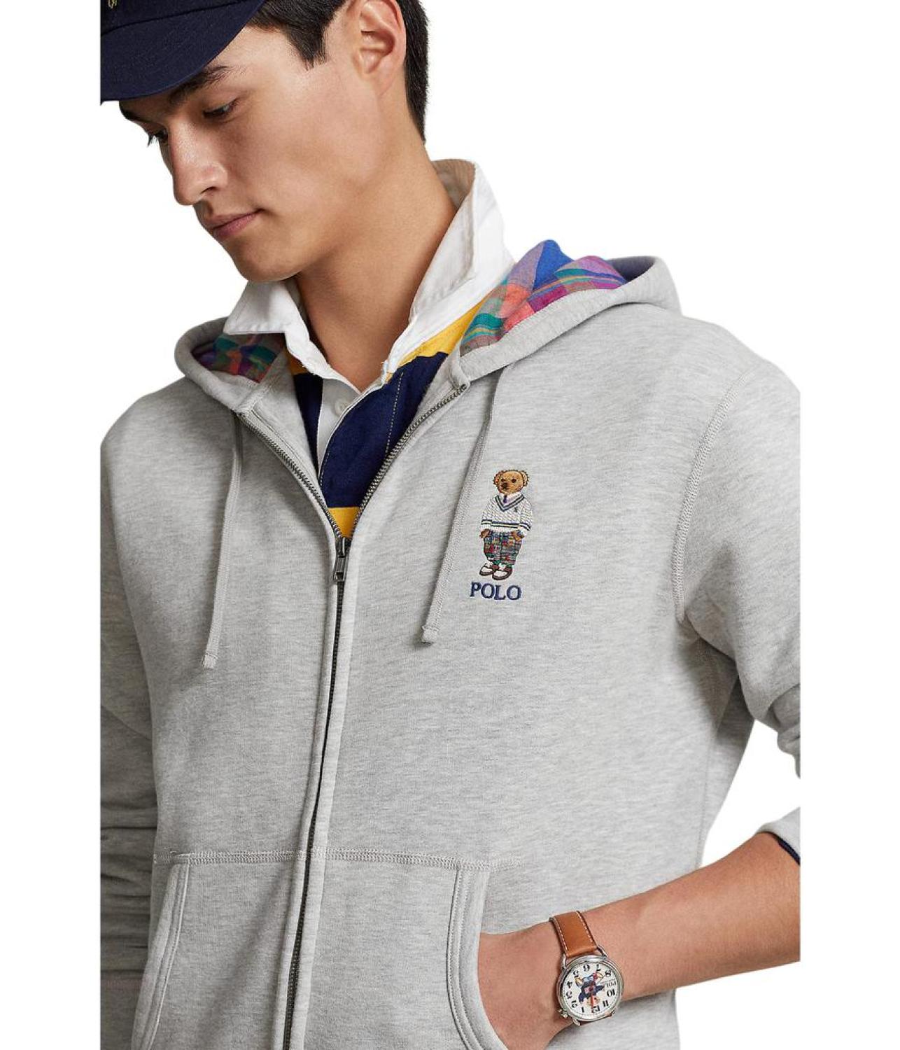 Polo Bear Fleece Full Zip Hoodie