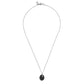 Men's Sterling Silver Enamel Signature Rexy Coin Pendant Necklace