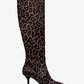 Katerina Leopard Calf Hair Knee-High Boot