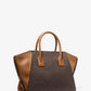 Avril Large Logo Top-Zip Satchel