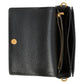 Morgan Winter Blooms Embossed Saffiano Leather Flap Chain Wallet