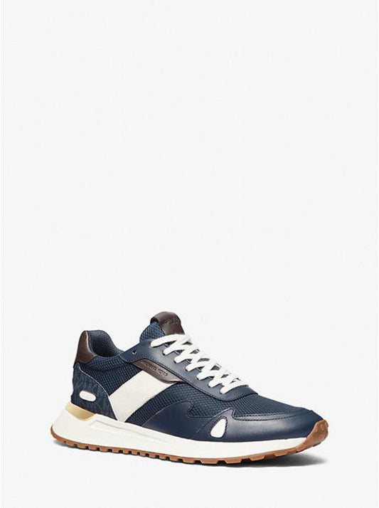 Miles Leather and Mesh Trainer
