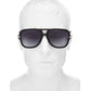 Brow Bar Aviator Sunglasses, 58mm