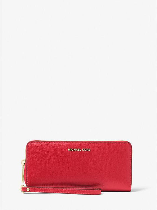 Leather Continental Wristlet