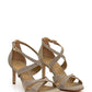 Michael Michael Kors Kinsley Crossover-Strap Heeled Sandals