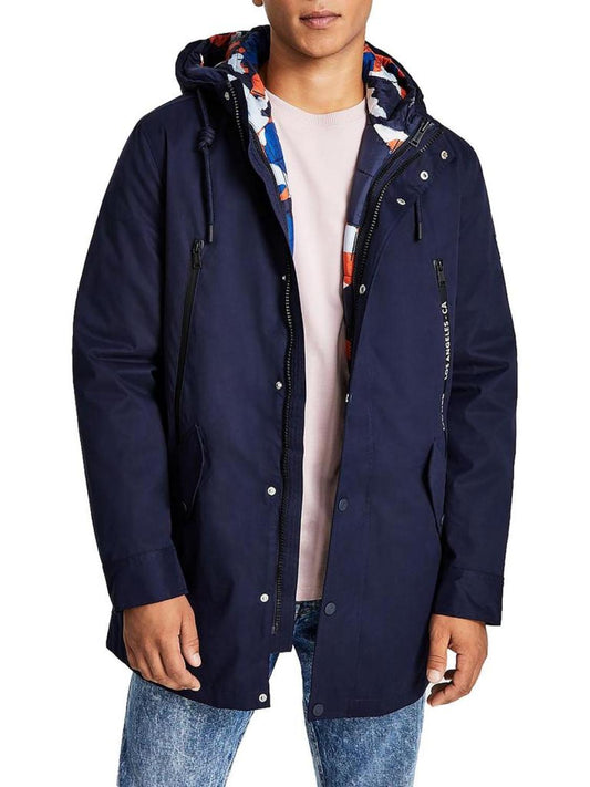 Mens Water Resistant Warm Windbreaker Jacket
