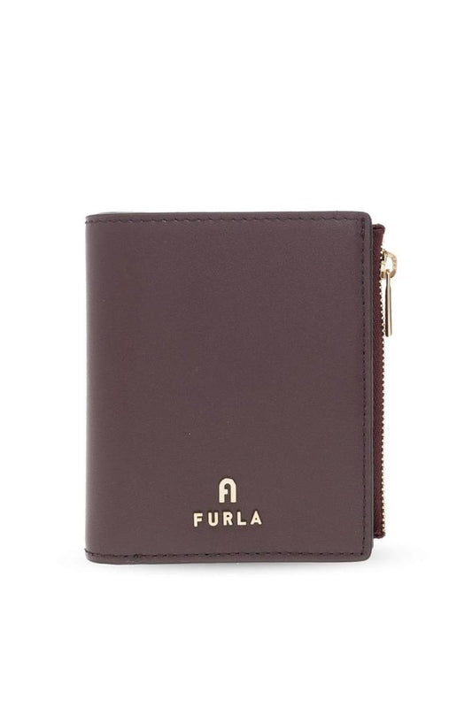 Furla Camelia Logo-Lettering Bi-Fold Wallet