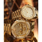 Men's and Women's Lennox Gold-Tone Stainless Steel Bracelet Watch Set, 2 Pieces