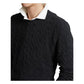 Wool-Cashmere Cable-Knit Sweater