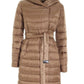 MAX MARA Women's Novef Brown Reversible Padded Long Coat