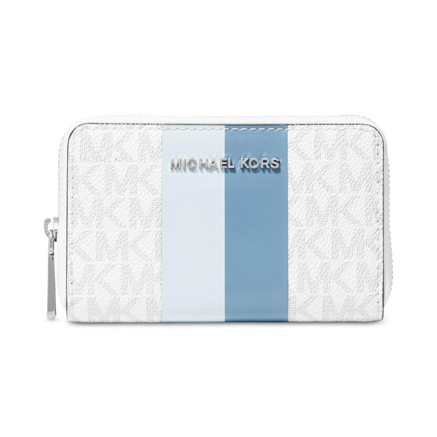 Logo Jet Set Small Zip Around Card Case