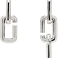 Silver 'The J Marc Chain Link' Earrings